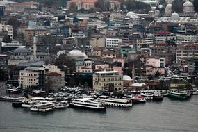 Landscape of Istanbul Marine lake