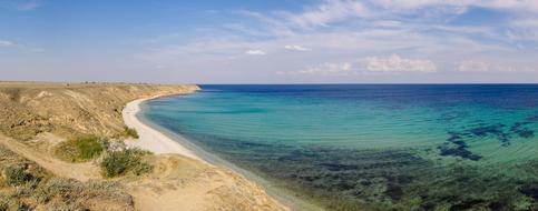 seascape of Water Sand beach Nature