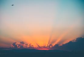 Dawn Daylight Dusk on sky