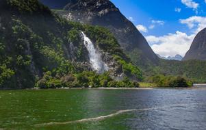 landscape of Alpine New Zealand Mountains