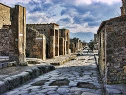 Roman historical Pompeii Italy