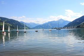 sail boats at Lake Blue Water