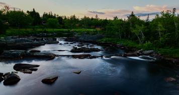 river in Nova Scotia nature