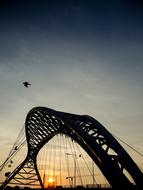 city Bridge in Rome Italy