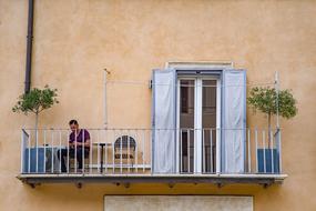 Balcony Window on Facade