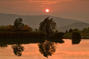 Sunset Autumn Evening