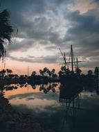 Mirroring Ship Water