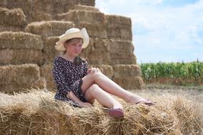 Hay Girl Vacation