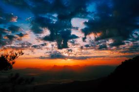 Texas Mountains Sunset