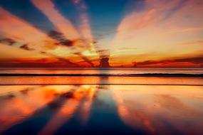 Florida water Sunset Dusk