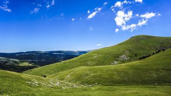 Panoramic green Landscape