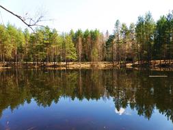 Lake Russia and Forest