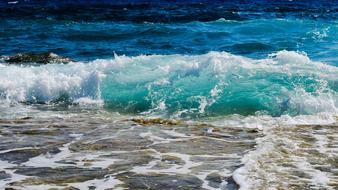 landscape of Wave Water Liquid