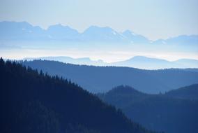 Panorama view of Mountain Nature