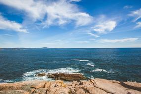 stone slabs by the sea