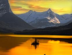 landscape of Alaska Nature Water