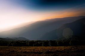 Landscape picture of Clouds Sky sunset