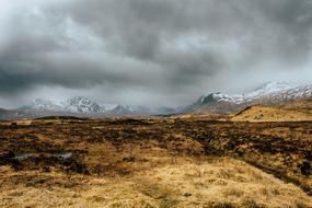 Landscape of Scotland Karg mountains