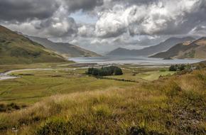 distant view of Loch Hourn