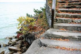 Stone Stairs on coast