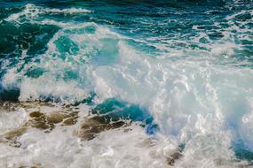 sea Smashing Wave Foam