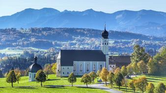 Panorama view of church Architecture Travel