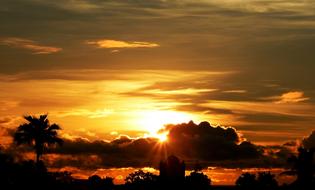 Sunset Dawn on sky