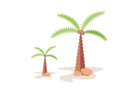 tropical palm tree clipart