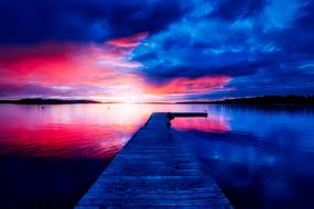 Sweden Sunset Dusk