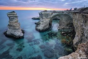 Sea Faraglioni landscape