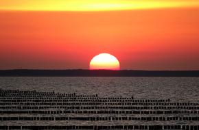 Sunset Baltic Sea Beach