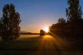 Sunset Landscape Sunrise