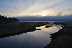 Sunrise Reflection at seaShore