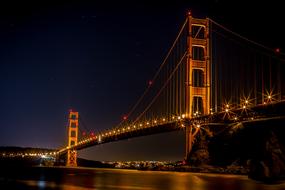 illuminated Architecture Bridge City