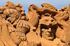 Sand Sculpture Art in Denmark