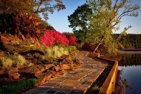 landscape of Bellingrath Gardens in Alabama