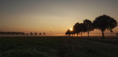 landscape of Sunrise Sunset Dawn