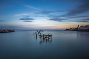 Bay Old Pier Ocean
