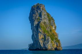 Blue Sea Ocean cliff