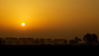 Dawn Sun Landscape