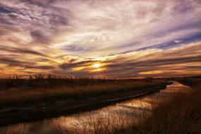 Sunset Landscape Sky