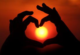 Sun Hands Heart