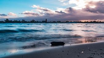 Elbe Evening Water beach