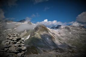 Landscape of Mountains Alpine hiking