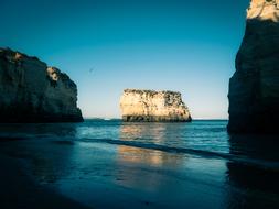 rocks near the coast in algarve, Portugal