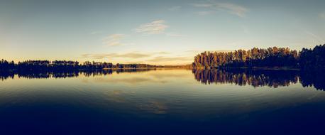 Lake Sky Reflection