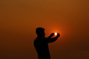 Silhouette Sun Nature