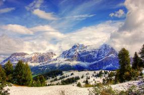 dolomites in the south of italy
