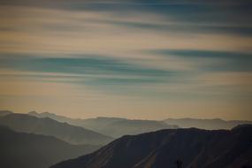 Mountain at Sunset Dawn