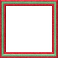 White image in colorful Christmas frame with lines, clipart